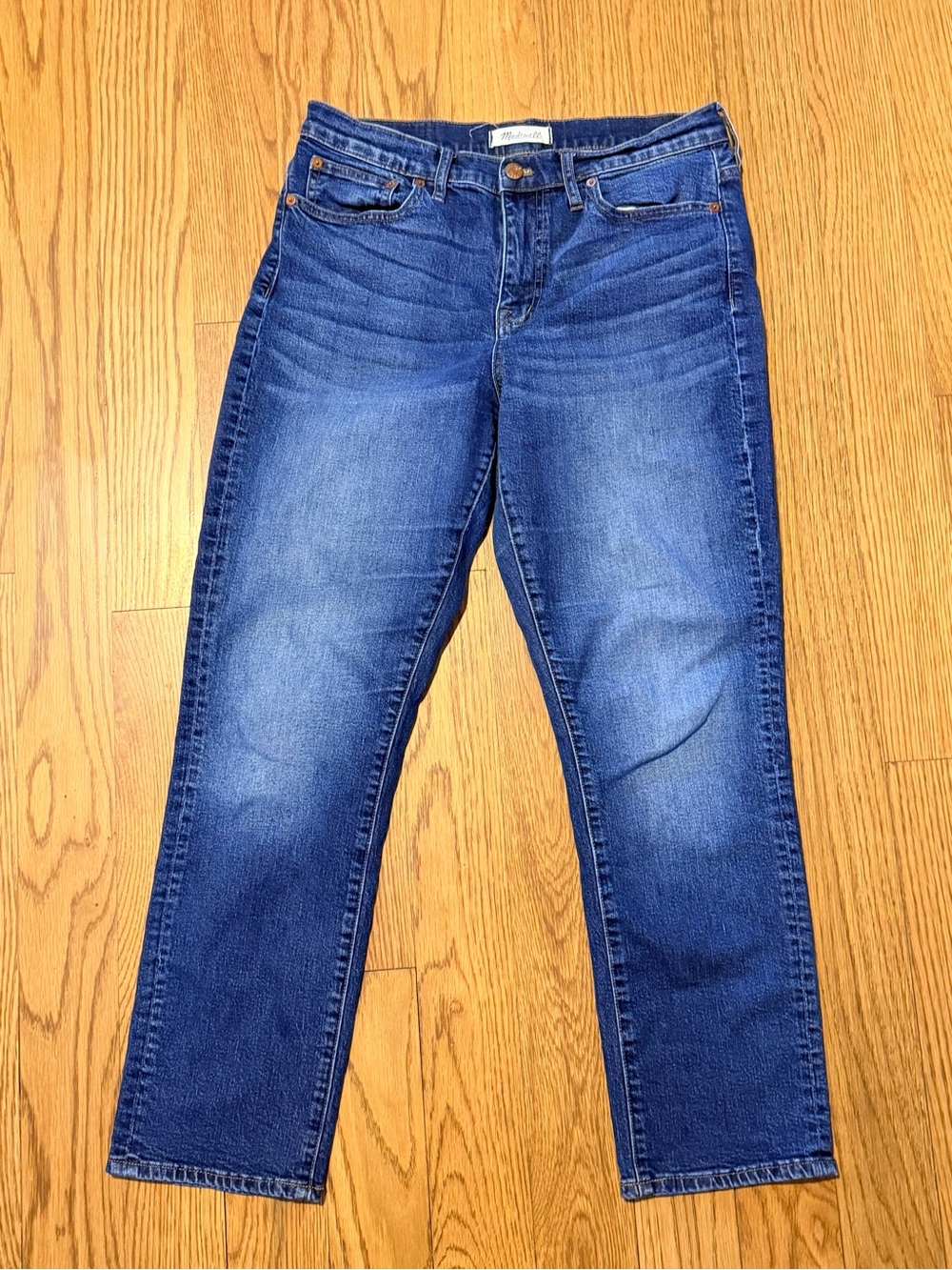 Madewell Cruiser Straight Jeans 30 Lana Wash High Rise F6086 - Picture 4 of 13